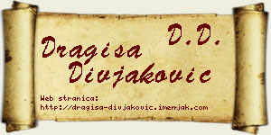 Dragiša Divjaković vizit kartica